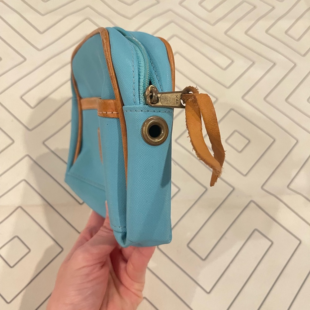 Jon Hart Blue Canvas Clutch - Picture 7 of 9